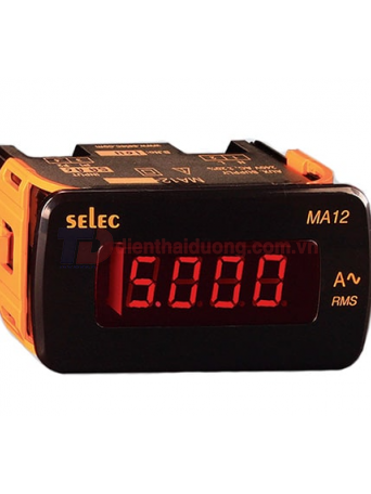 Đồng hồ đo dòng điện SELEC MA12, size: 48x96