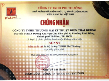 Đại lý phân phối tụ bù và cuộn kháng SUNNY electric năm 2023