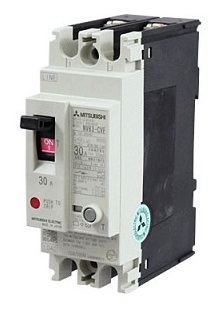 ELCB MITSUBISHI 2P 50A 30mA 15kA ( NV63-SV ) | NV63-SV 2P 50A 30mA