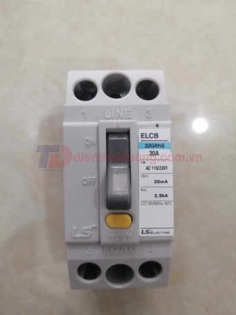 ELCB LS 2P 30A 30mA 2.5kA ( 32GRhS )