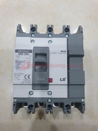 MCCB LS 4P 75A 22kA ( ABN104c )