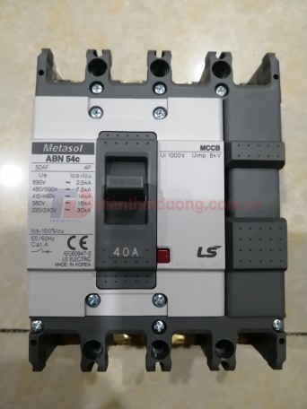 MCCB LS 4P 40A 18kA ( ABN54c )