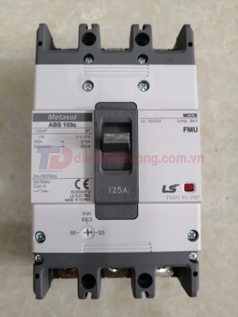 MCCB LS 3P 125A 37kA ( ABS103c FMU )