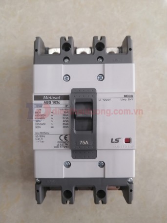 MCCB LS 3P 75A 42kA ( ABS103c )