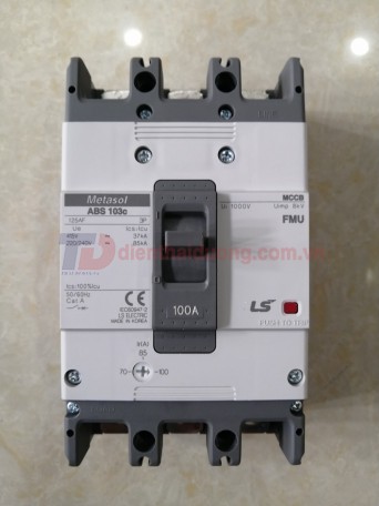 MCCB LS 3P 100A 37kA ( ABS103c FMU )