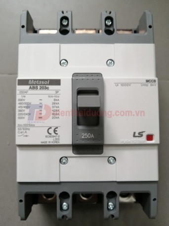 MCCB LS 3P 250A 42kA ( ABS203c )