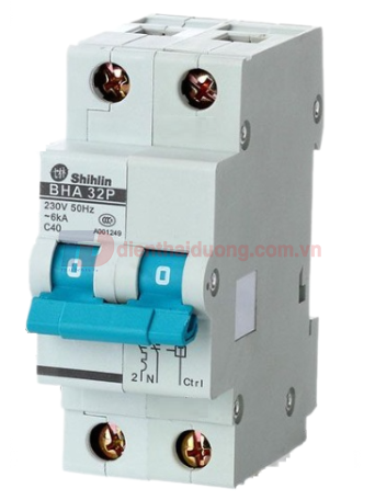 MCB SHIHLIN 2P 25A 6kA ( BHA-B3 )