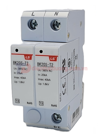 Chống sét lan truyền 2P 385V 40kA class II ( BK20S-T2 )