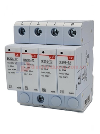 Chống sét lan truyền 4P 385V 40kA class II ( BK20S-T2 )