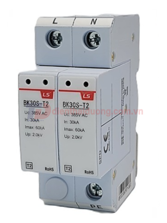 Chống sét lan truyền 2P 385V 60kA class II ( BK30S-T2 )