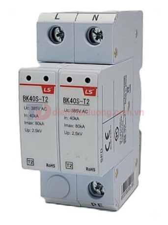 Chống sét lan truyền 2P 385V 80kA class II ( BK40S-T2 )