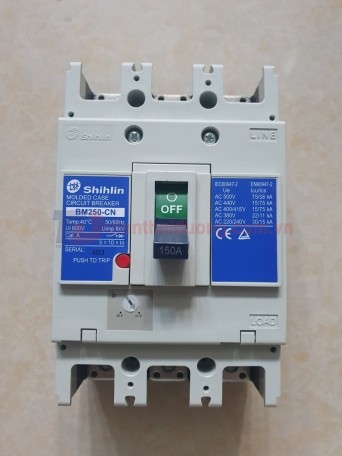 MCCB SHIHLIN 3P 150A 22kA ( BM250-CN )