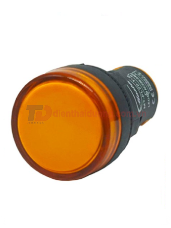 Đèn báo led MASTER Ø22 màu vàng loại đầu phẳng ( MT-PL22-Y-S )