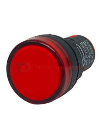 Đèn báo led MASTER Ø22 màu đỏ loại đầu phẳng ( MT-PL22-R-S )