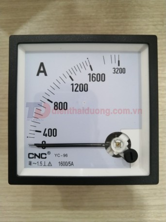 Đồng hồ Ampe 1600/5A, size: 96x96 ( YC-96 )