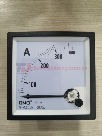 Đồng hồ Ampe 300/5A, size: 96x96 ( YC-96 )
