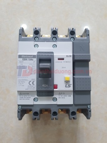 ELCB LS 4P 40A 30mA 18kA  ( EBN104c )