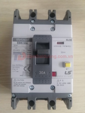 ELCB LS 2P 30A 30mA 30kA  ( EBN52c )