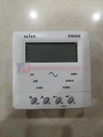 Đồng hồ đo điện năng SELEC EM368-C, size: 96x96