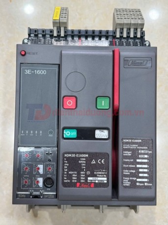 MCCB HIMEL 3P 1250A 50kA chỉnh dòng điện tử: 0.4~1*In ( HDM3E16M123F555L )