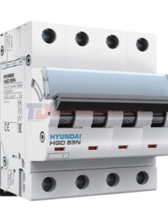 MCB HYUNDAI 4P 50A 6kA ( HGD63N )