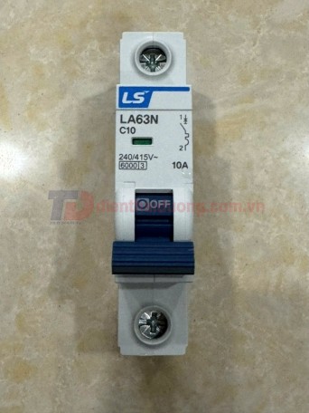 MCB LS 1P 10A 6kA ( LA63N )