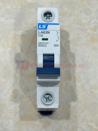 MCB LS 1P 32A 6kA ( LA63N )