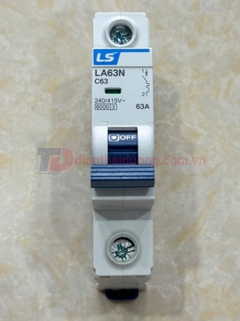 MCB LS 1P 63A 6kA ( LA63N )