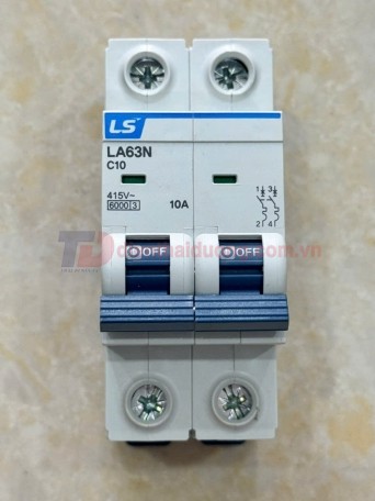 MCB LS 2P 10A 6kA ( LA63N )
