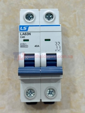 MCB LS 2P 40A 6kA ( LA63N )