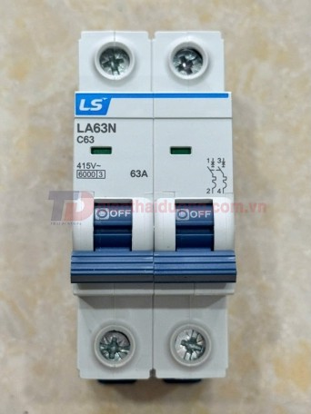 MCB LS 2P 63A 6kA ( LA63N )