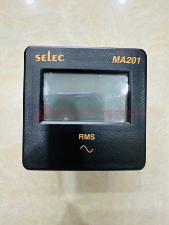 Đồng hồ đo dòng điện AC SELEC MA201, size: 72x72