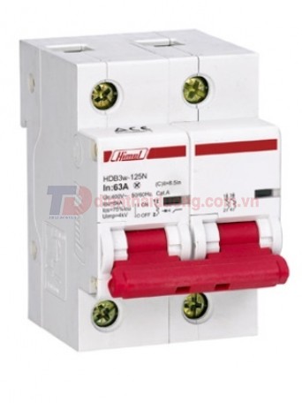 MCB HIMEL 2P 80A 10kA ( HDB3W125H2C80 )