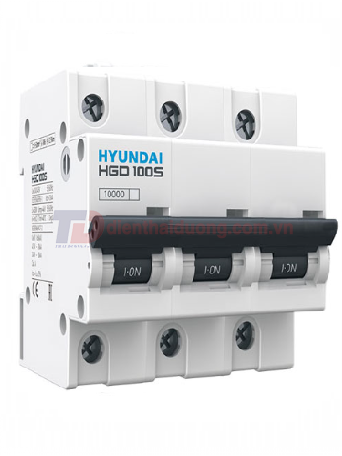 MCB HYUNDAI 3P 80A 10kA ( HGD100S )