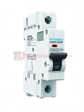 MCB HYUNDAI 1P 25A 10kA ( HGD63P )