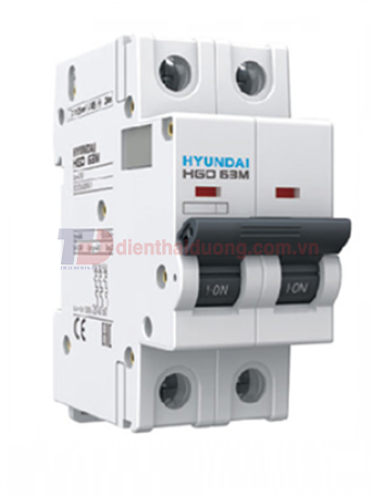 MCB HYUNDAI 2P 16A 6kA ( HGD63M )