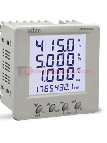 Đồng hồ đo đa chức năng SELEC MFM383A , size: 96x96
