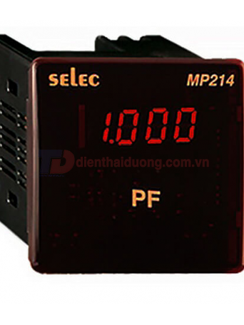 Đồng hồ đo hệ số cosphi SELEC MP214, size: 72x72