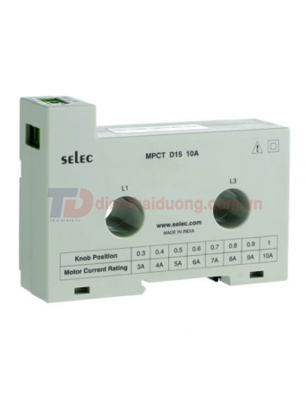 Biến dòng bảo vệ động cơ SELEC MPCT D15 10A