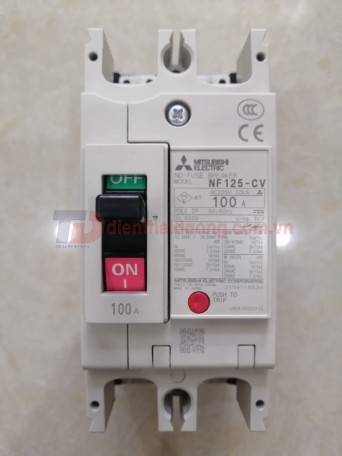 MCCB MITSUBISHI 2P 100A 30kA ( NF125-CV )