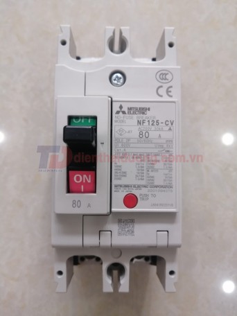 MCCB MITSUBISHI 2P 80A 30kA ( NF125-CV )