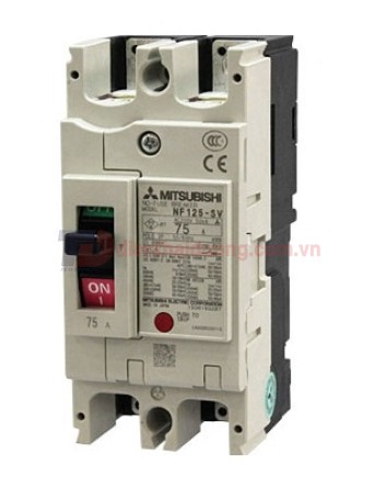 MCCB MITSUBISHI 2P 80A 100kA ( NF125-HV )