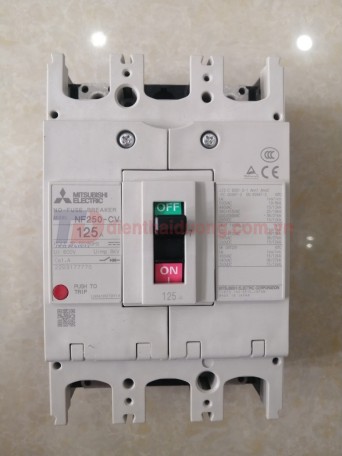 MCCB MITSUBISHI 2P 125A 36kA ( NF250-CV )