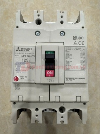 MCCB MITSUBISHI 3P 125A 25kA ( NF250-CV )