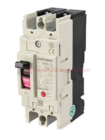 MCCB MITSUBISHI 2P 20A 25kA ( NF63-HV )