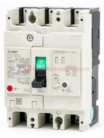 ELCB MITSUBISHI 3P 30A 30mA 30kA ( NV125-SV )