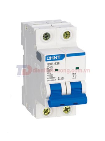 MCB CHINT 2P 6A 10kA ( NXB-63H )