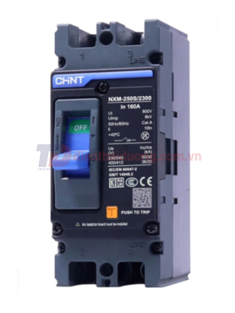 MCCB CHINT 2P 25A 25kA ( NXM-125S/2300 )