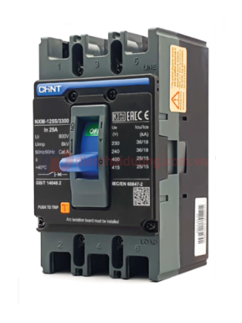 MCCB CHINT 3P 40A 25kA ( NXM-125S/3300 )