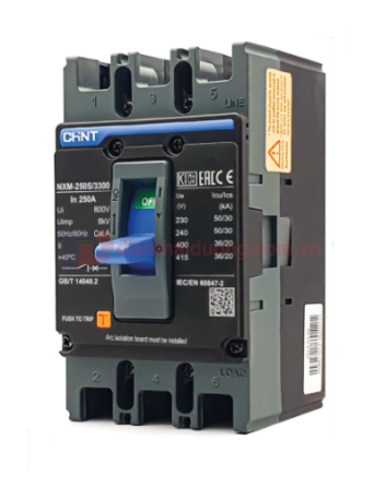 MCCB CHINT 3P 225A 36kA ( NXM-250S/3300 )
